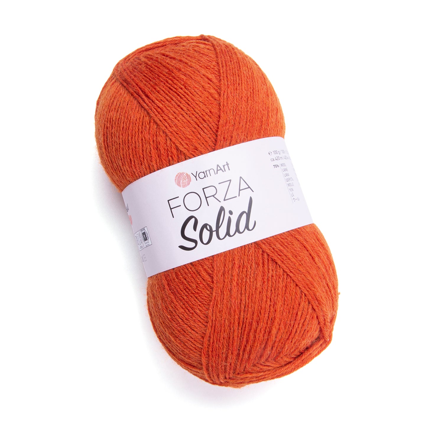 YarnArt Forza Solid 5 x 100g - 420m - 75% Wool - 25% Polyamide Knitting Crochet Sock Yarn