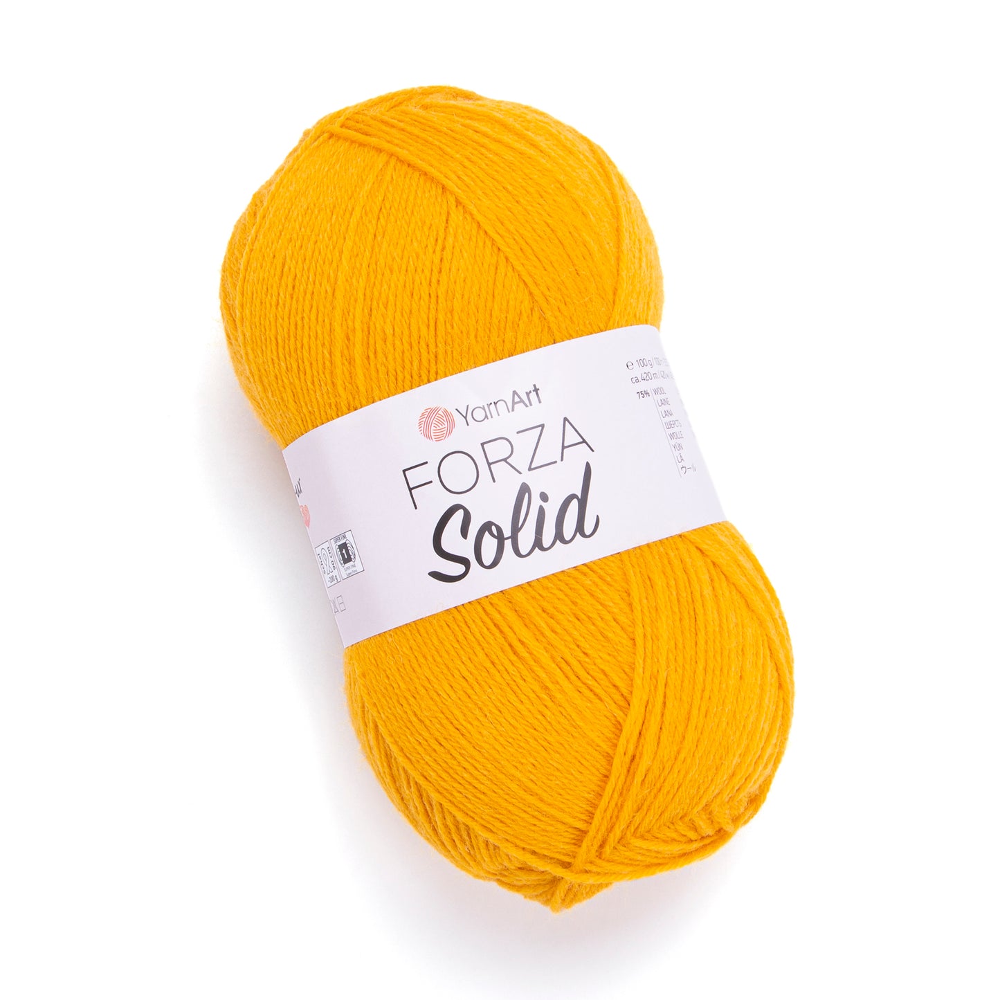 YarnArt Forza Solid 5 x 100g - 420m - 75% Wool - 25% Polyamide Knitting Crochet Sock Yarn