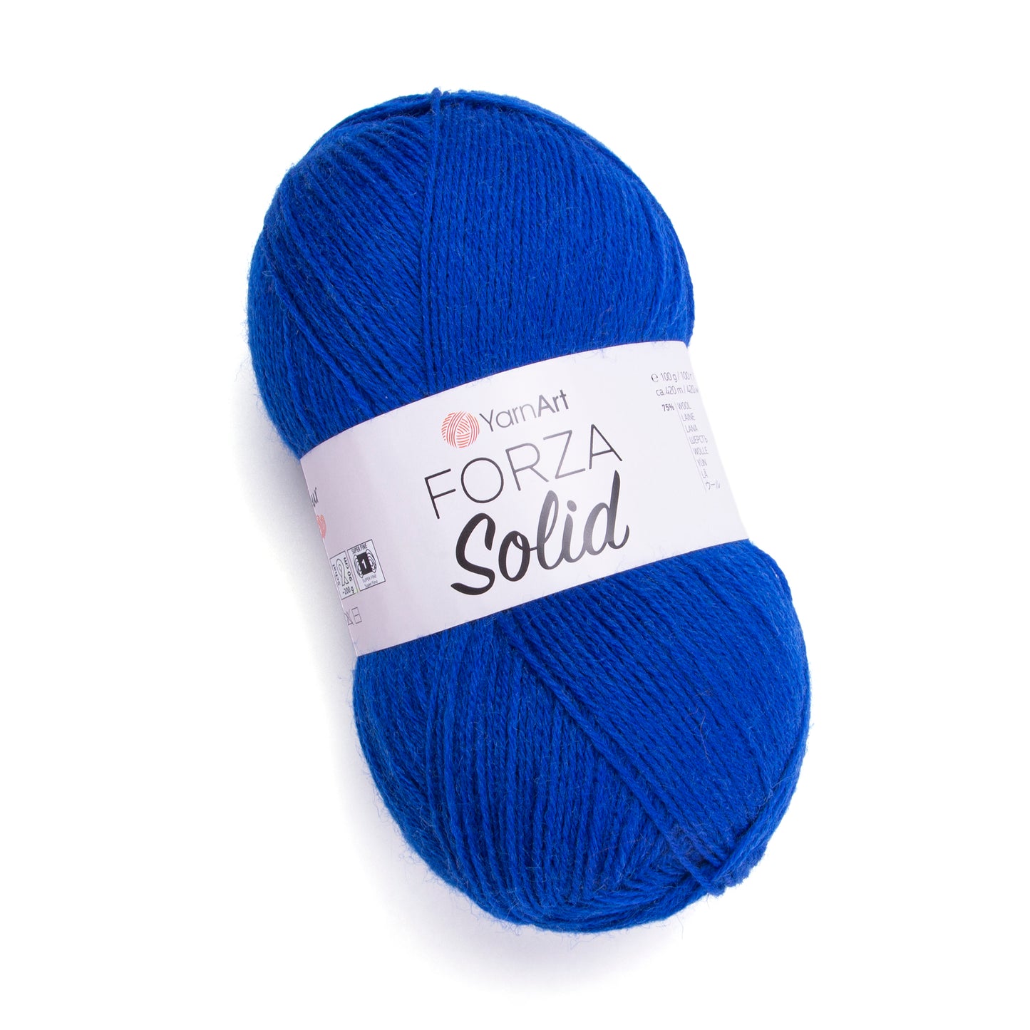 YarnArt Forza Solid 5 x 100g - 420m - 75% Wool - 25% Polyamide Knitting Crochet Sock Yarn