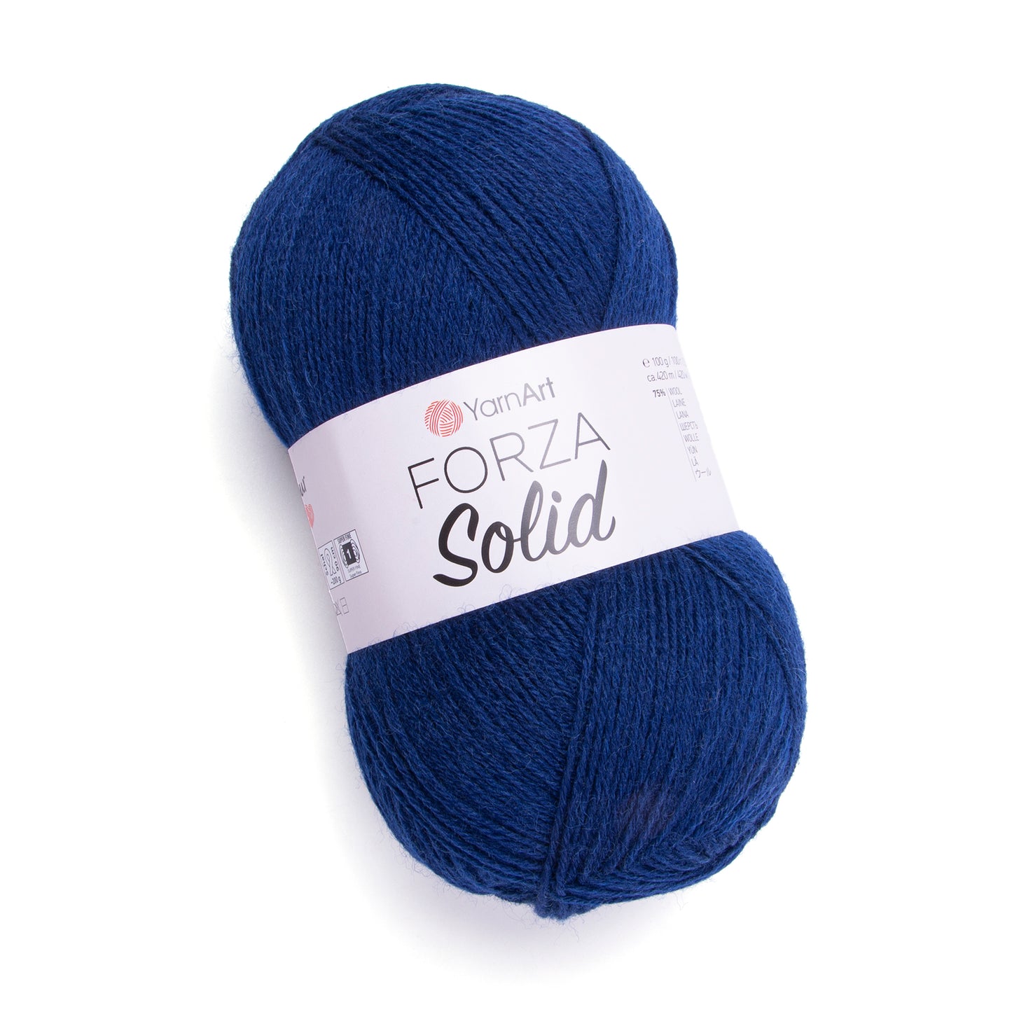 YarnArt Forza Solid 5 x 100g - 420m - 75% Wool - 25% Polyamide Knitting Crochet Sock Yarn