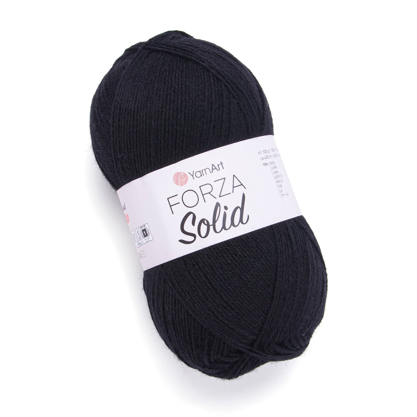 YarnArt Forza Solid 5 x 100g - 420m - 75% Wool - 25% Polyamide Knitting Crochet Sock Yarn