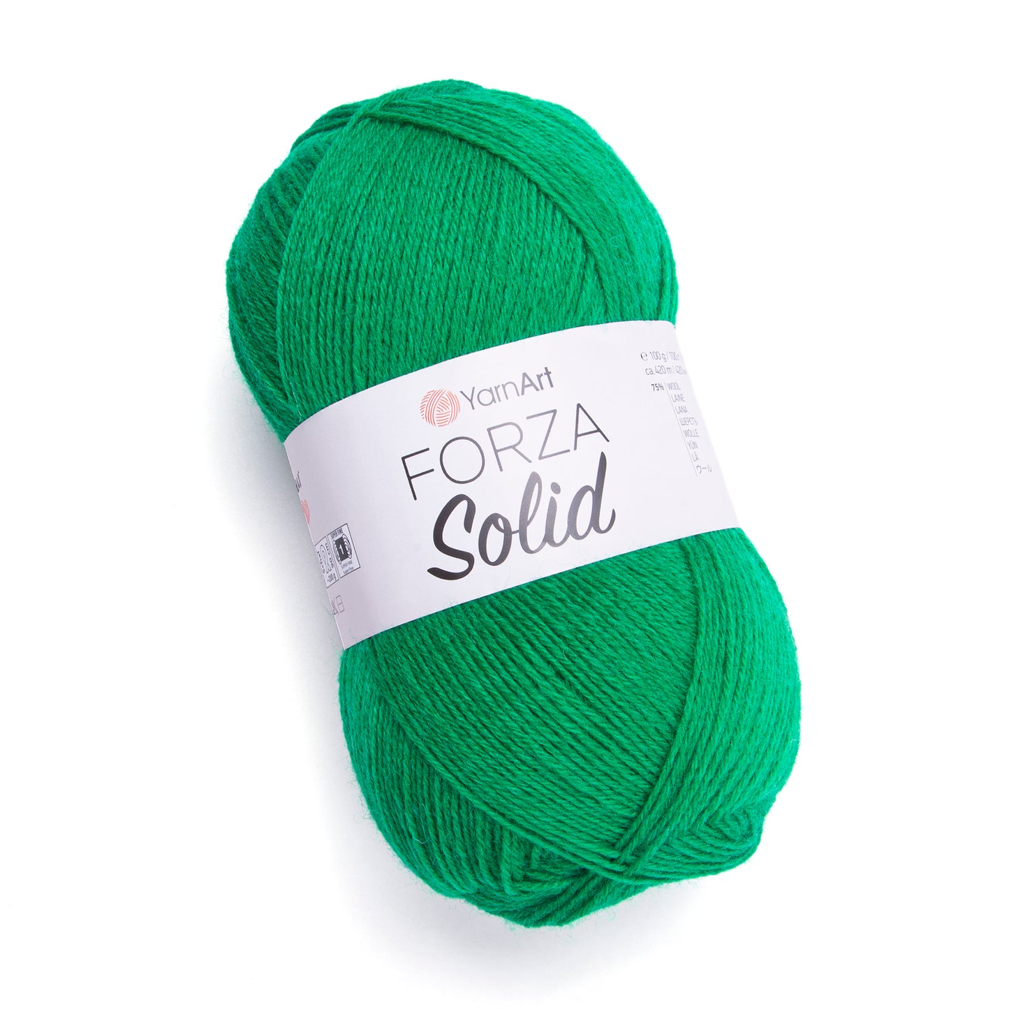 YarnArt Forza Solid 5 x 100g - 420m - 75% Wool - 25% Polyamide Knitting Crochet Sock Yarn