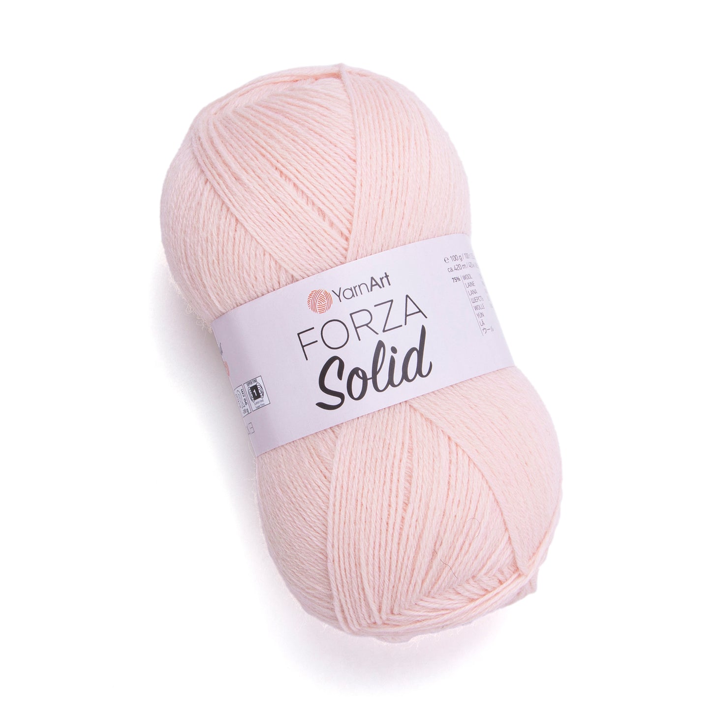 YarnArt Forza Solid 5 x 100g - 420m - 75% Wool - 25% Polyamide Knitting Crochet Sock Yarn