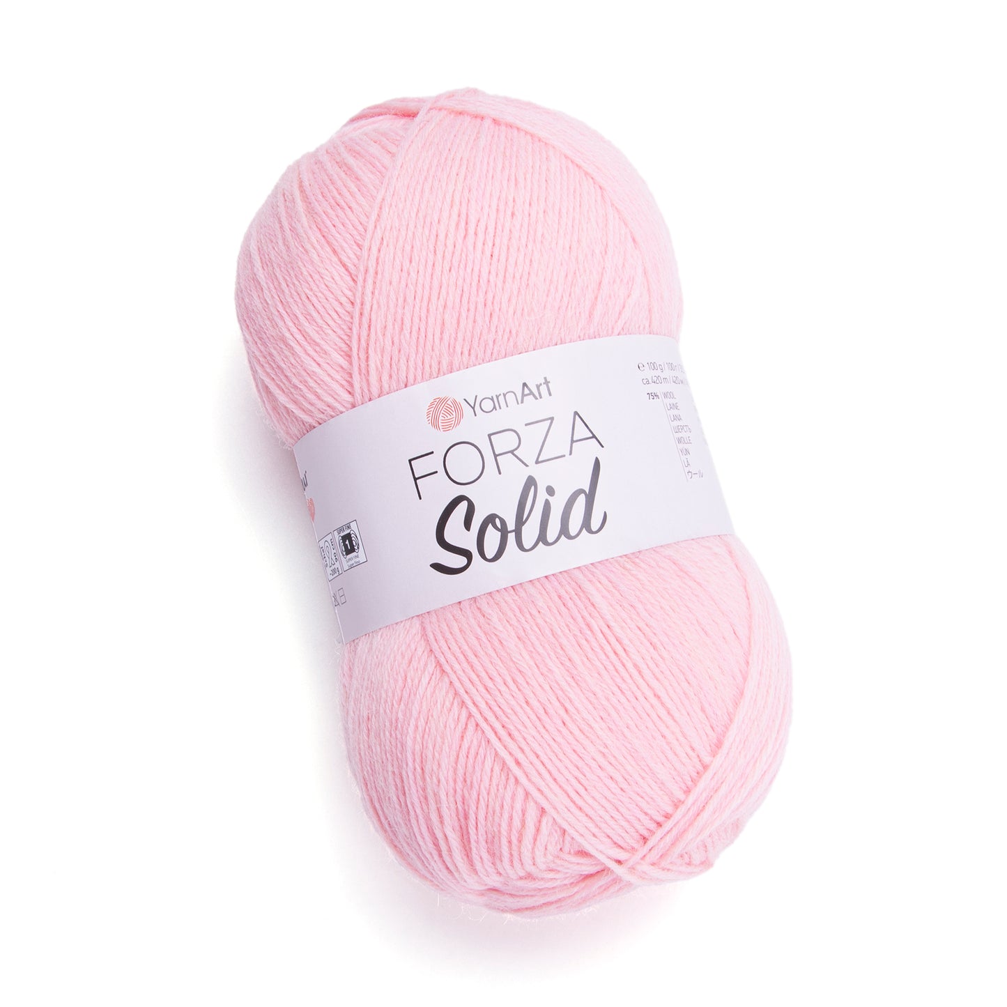 YarnArt Forza Solid 5 x 100g - 420m - 75% Wool - 25% Polyamide Knitting Crochet Sock Yarn