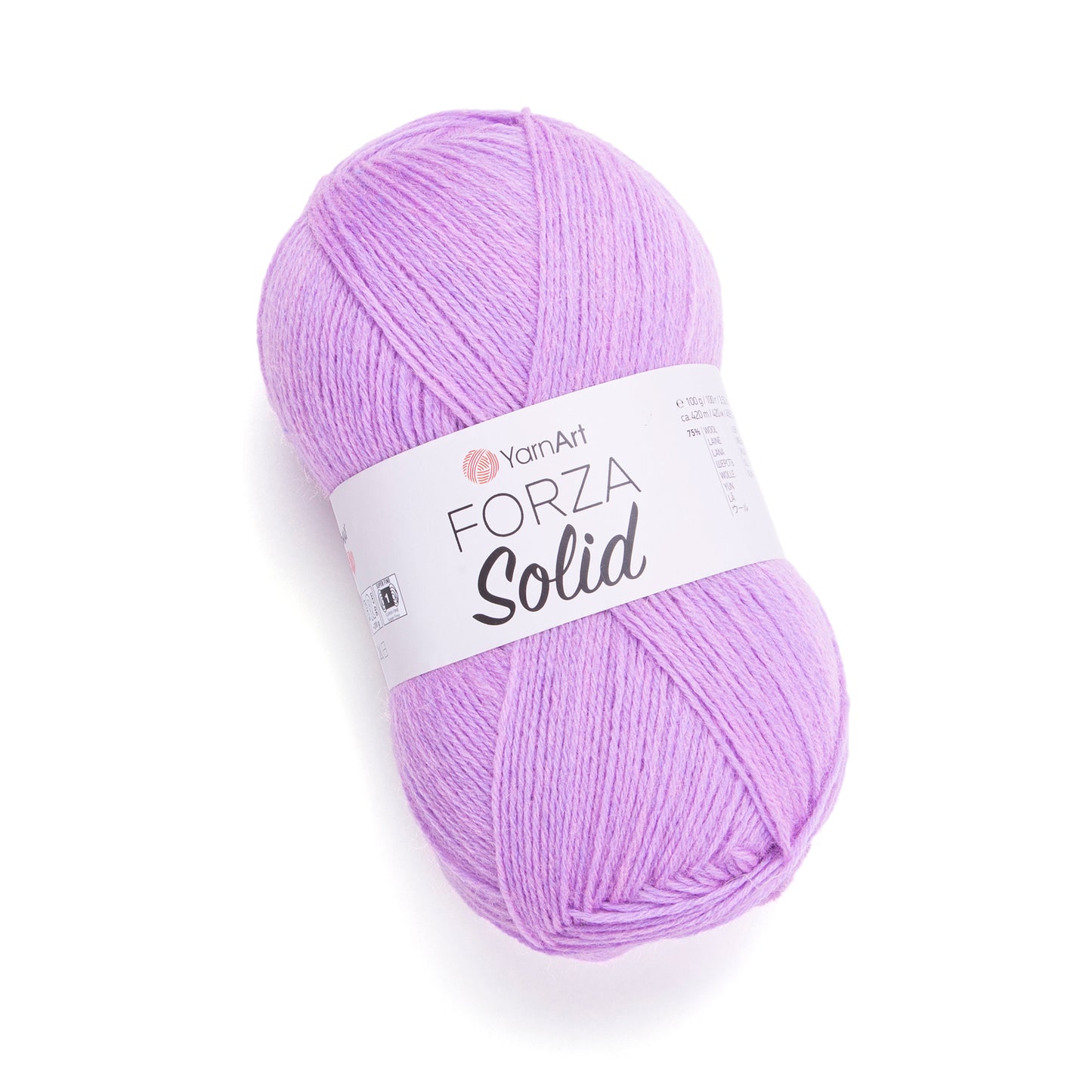 YarnArt Forza Solid 5 x 100g - 420m - 75% Wool - 25% Polyamide Knitting Crochet Sock Yarn