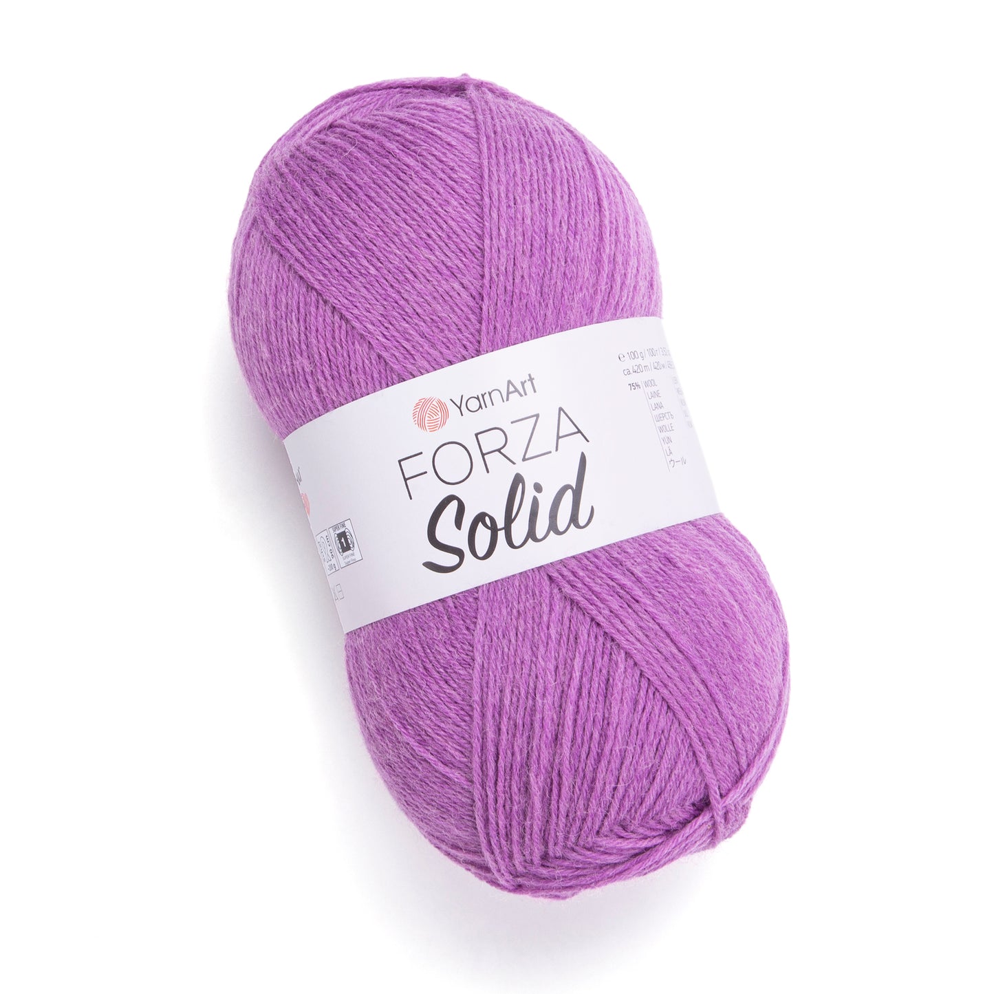YarnArt Forza Solid 5 x 100g - 420m - 75% Wool - 25% Polyamide Knitting Crochet Sock Yarn