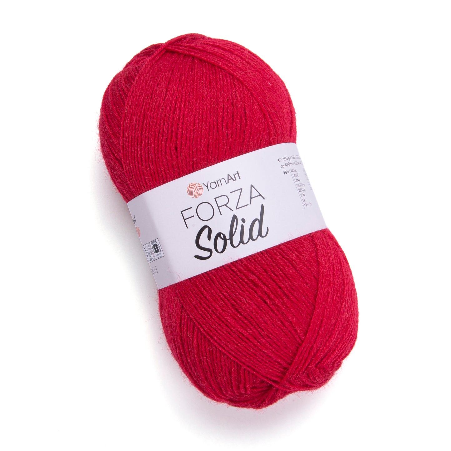 YarnArt Forza Solid 5 x 100g - 420m - 75% Wool - 25% Polyamide Knitting Crochet Sock Yarn