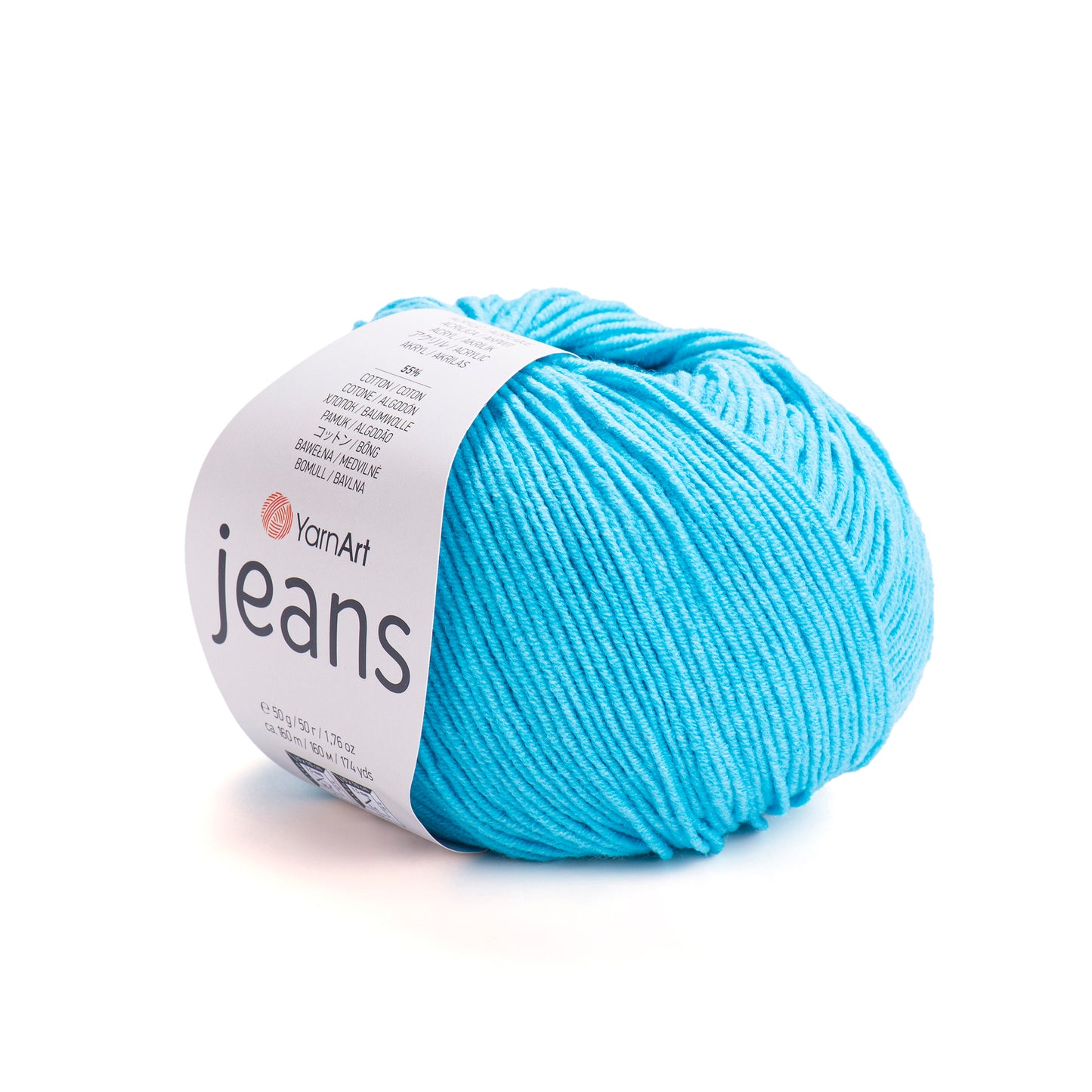 YarnArt Jeans 5 x 50g - 160m - 55% Cotton - 45% Polyacrylic Knitting Crochet Yarn