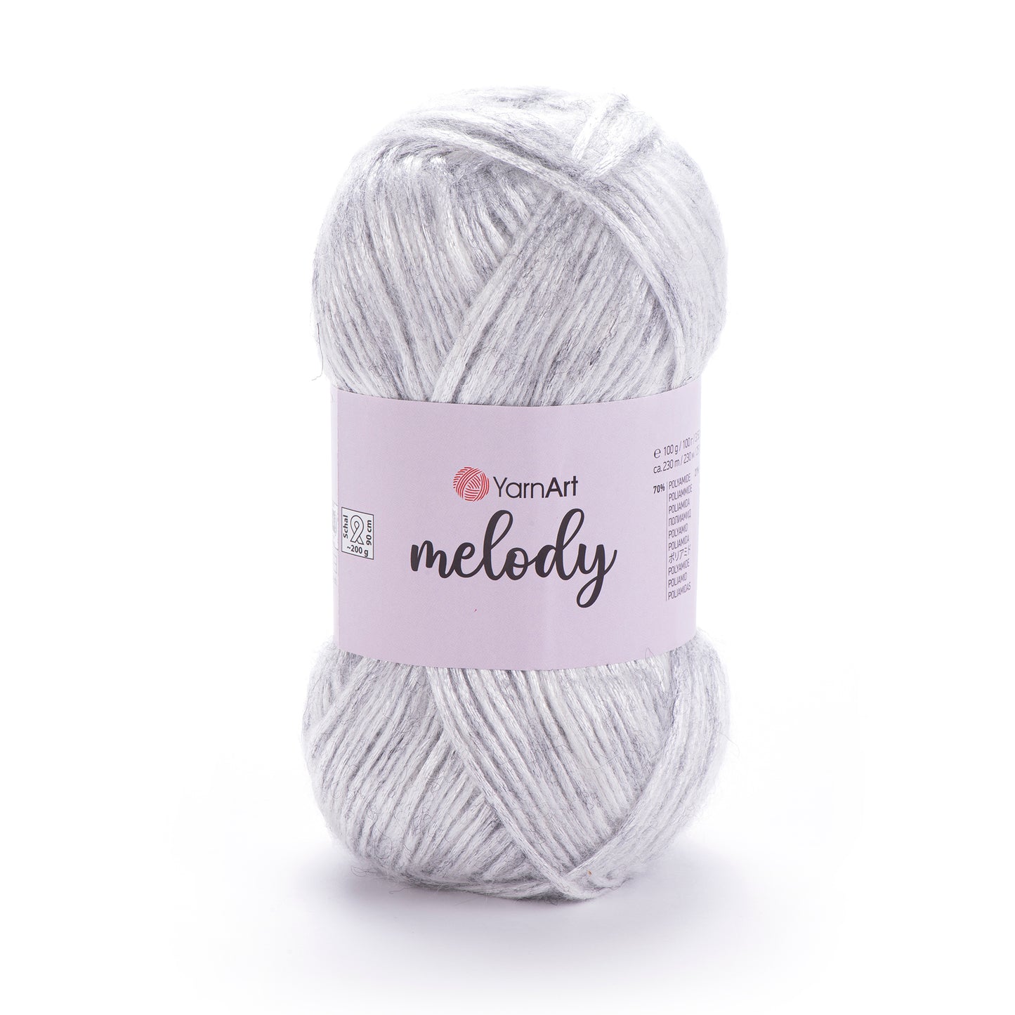 YarnArt Melody 5 x 100g - 230m - 9% Wool - 21% Acrylic - 70% Polyamide Knitting Crochet Yarn