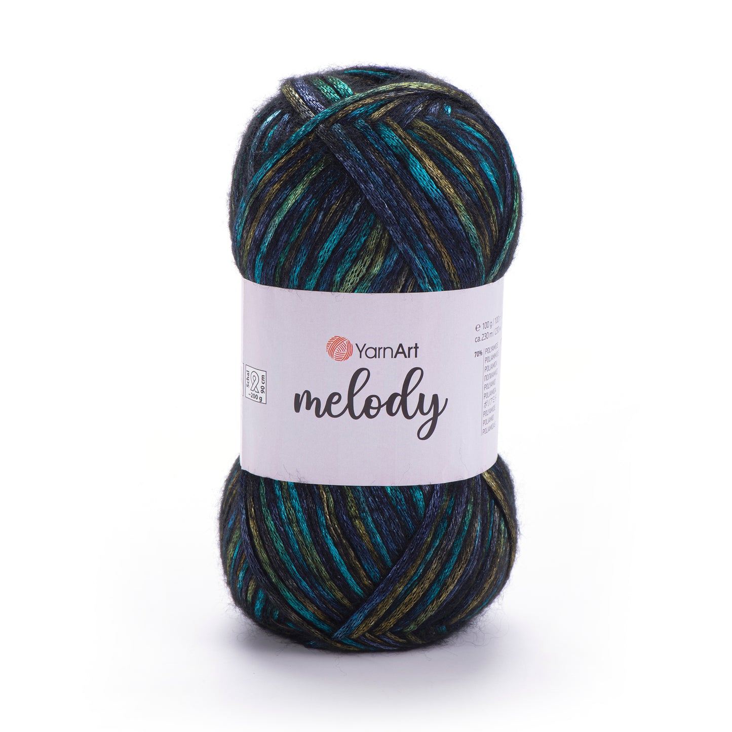 YarnArt Melody 5 x 100g - 230m - 9% Wool - 21% Acrylic - 70% Polyamide Knitting Crochet Yarn