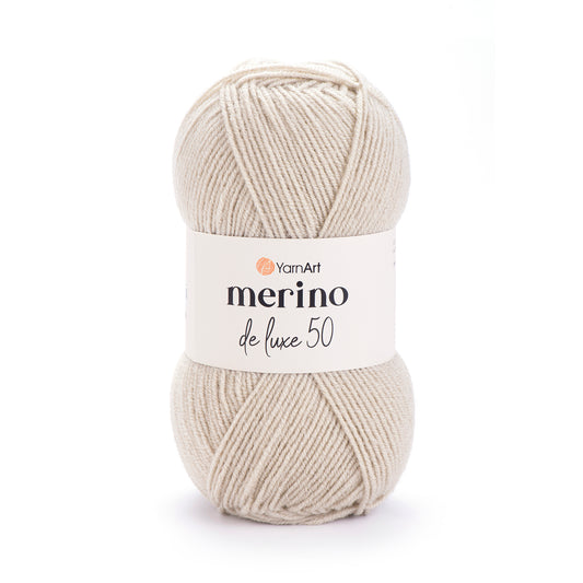 YarnArt Merino De Luxe 50 DK 5 x 100g - 280m - 50% Wool - 50% Acrylic Knitting Crochet Yarn