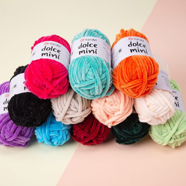 YarnArt Dolce Mini 12 x 30g balls Bundle 100% micro polyester Choose from 4 sets Knitting Crochet Yarn