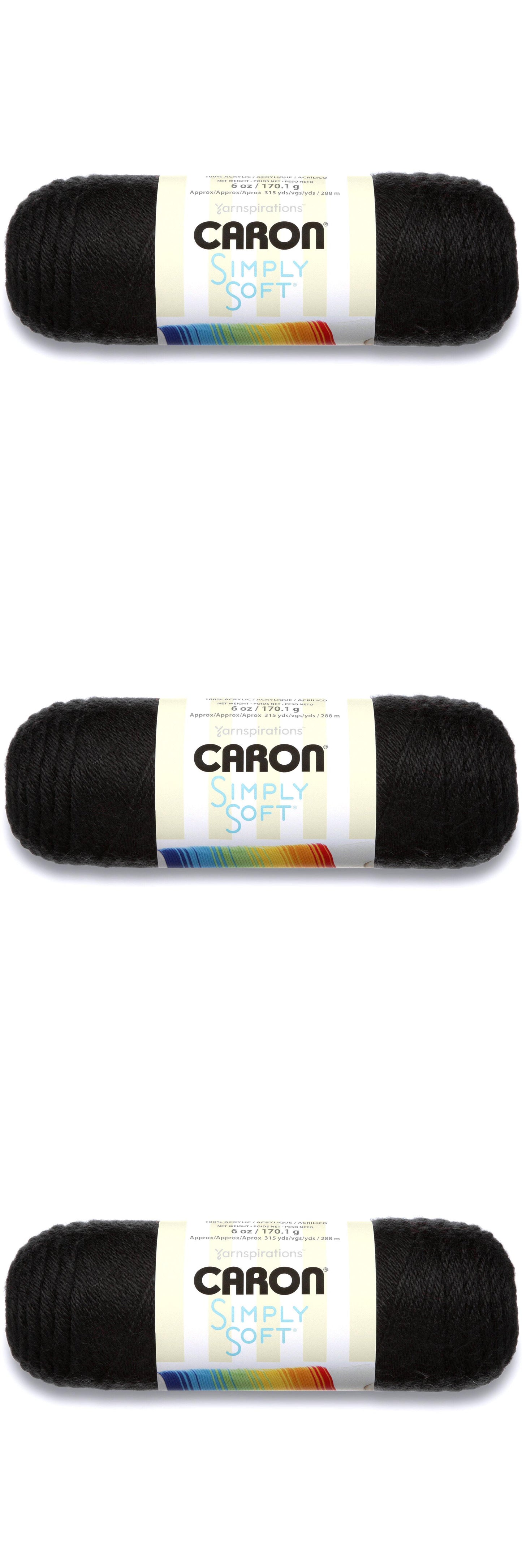Caron Simply Soft 3 x 170.1g - 288m - 100% Acrylic Knitting Crochet Yarn