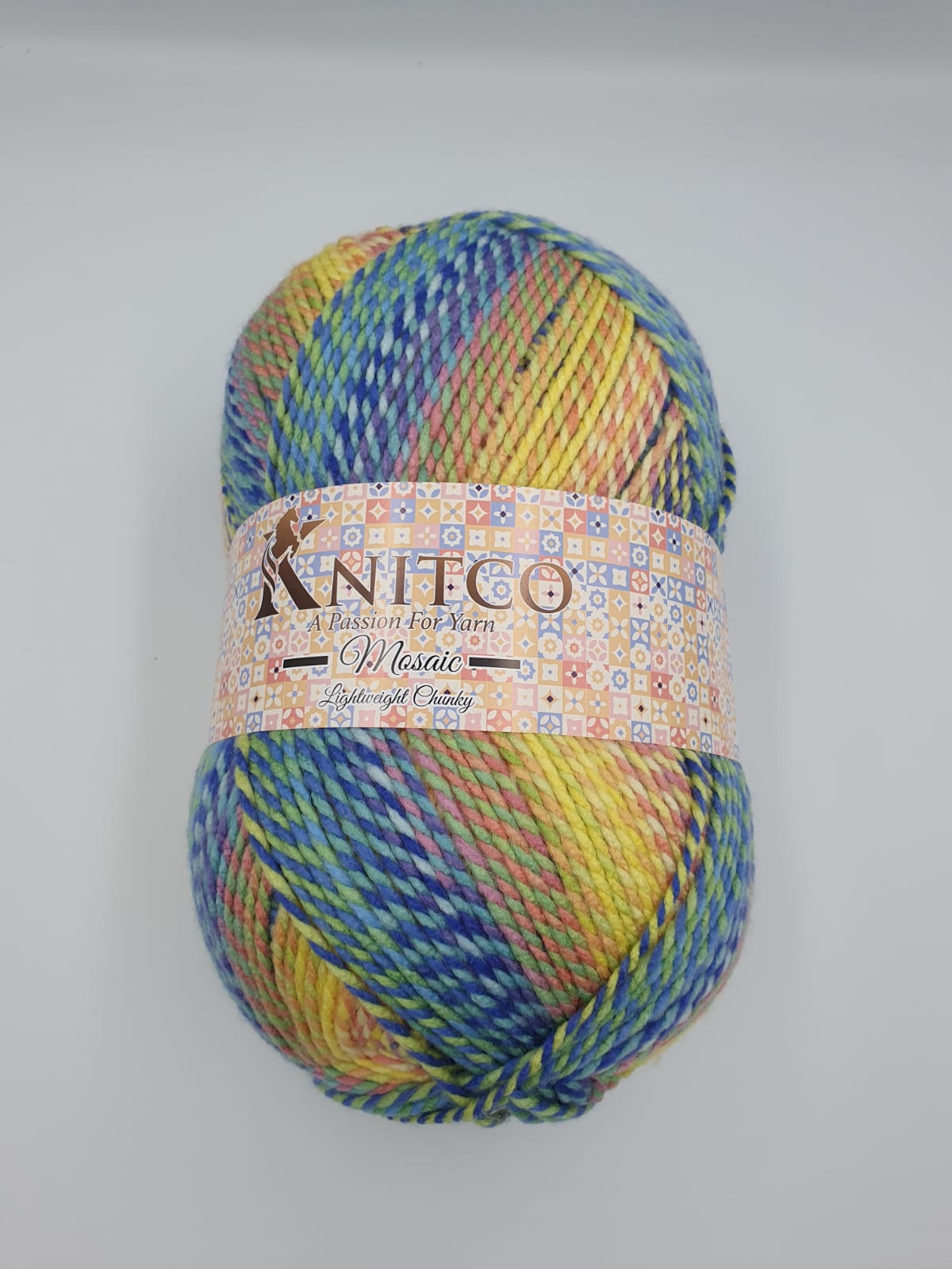 Knitco Mosaic Lightweight Chunky Aran 1 x 300g - 555m - 100% Acrylic Knitting Crochet Yarn