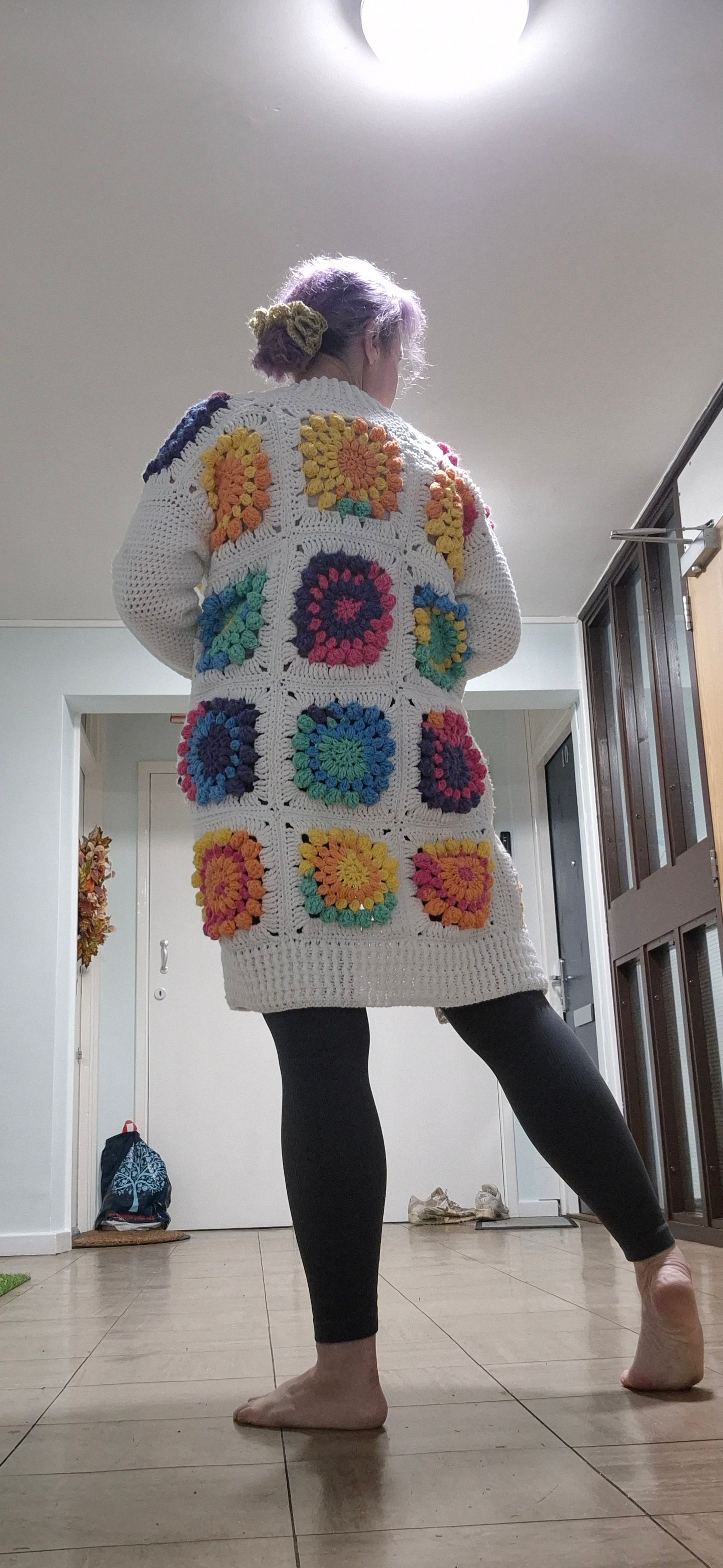 Snow Burst Flower Pattern Kit by Crone of Crochet with Knitco Aran Premium 200g & Knitco Carnival 200g-  100% Acylic Knitting Crochet Yarn