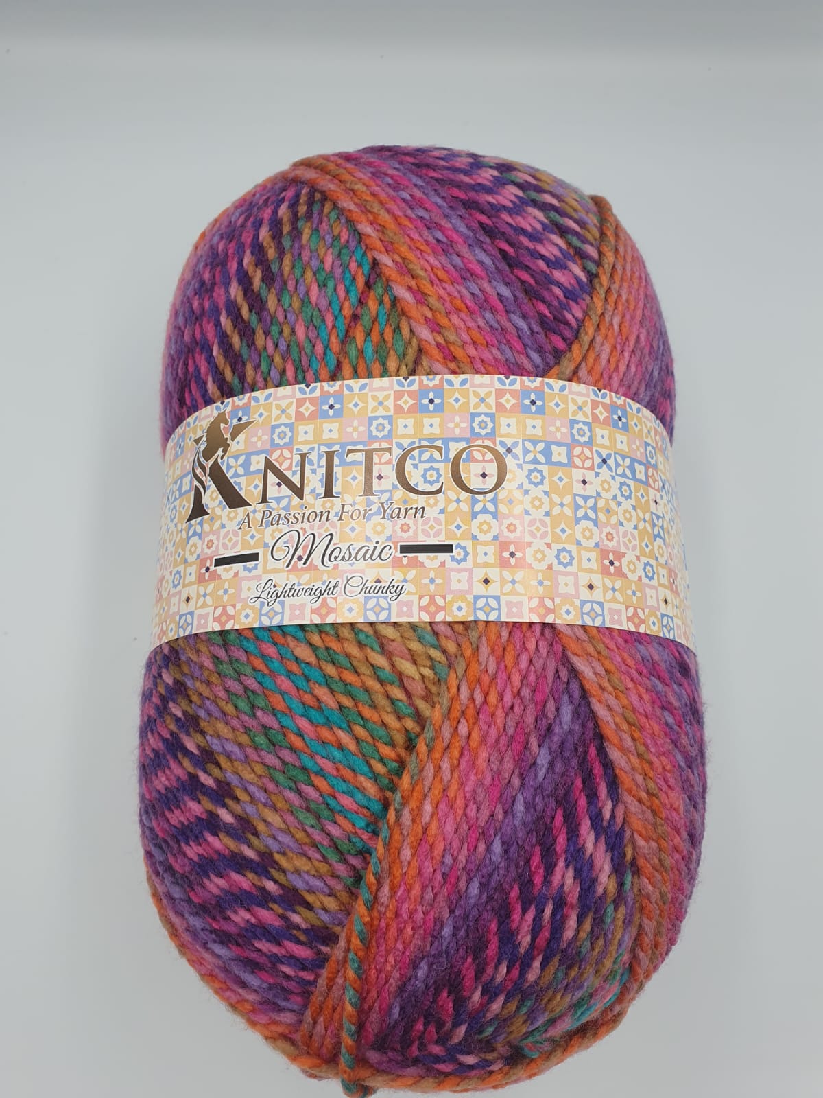 Knitco Mosaic Lightweight Chunky Aran 1 x 300g - 555m - 100% Acrylic Knitting Crochet Yarn