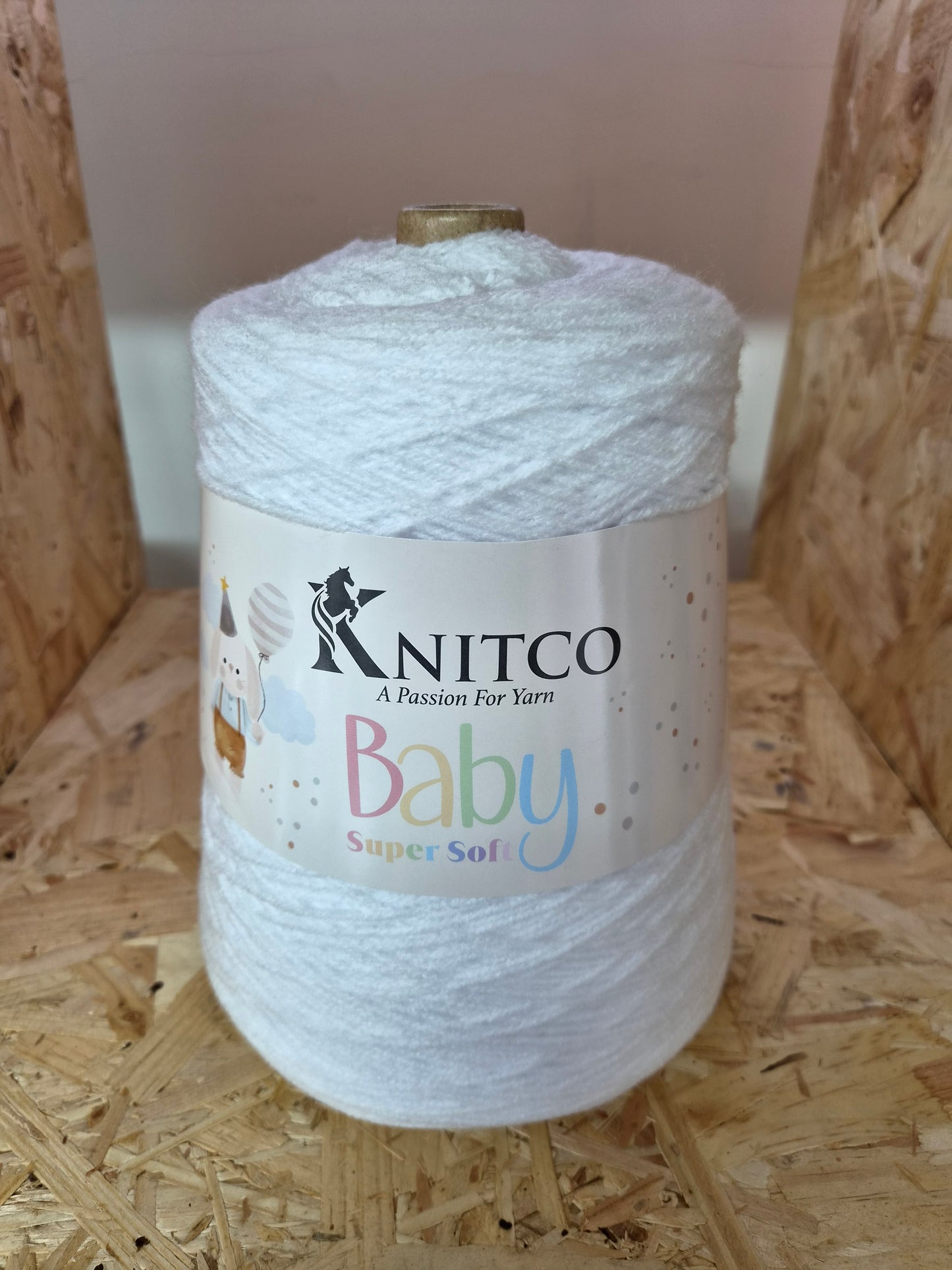 Knitco Baby Super Soft DK Cones 1 x 500g - 1500m - 100% Acrylic Knitting Crochet Yarn