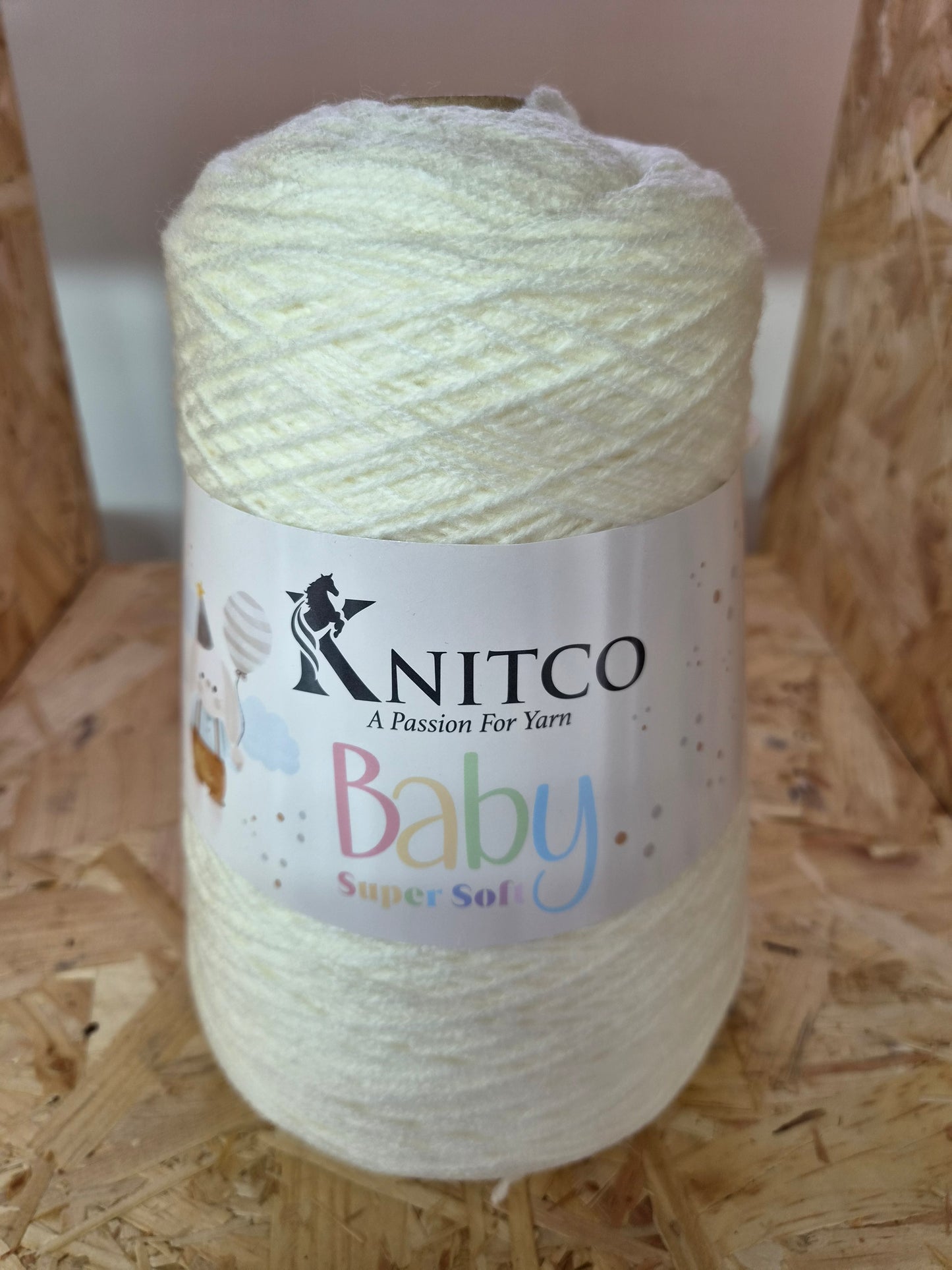 Knitco Baby Super Soft DK Cones 1 x 500g - 1500m - 100% Acrylic Knitting Crochet Yarn