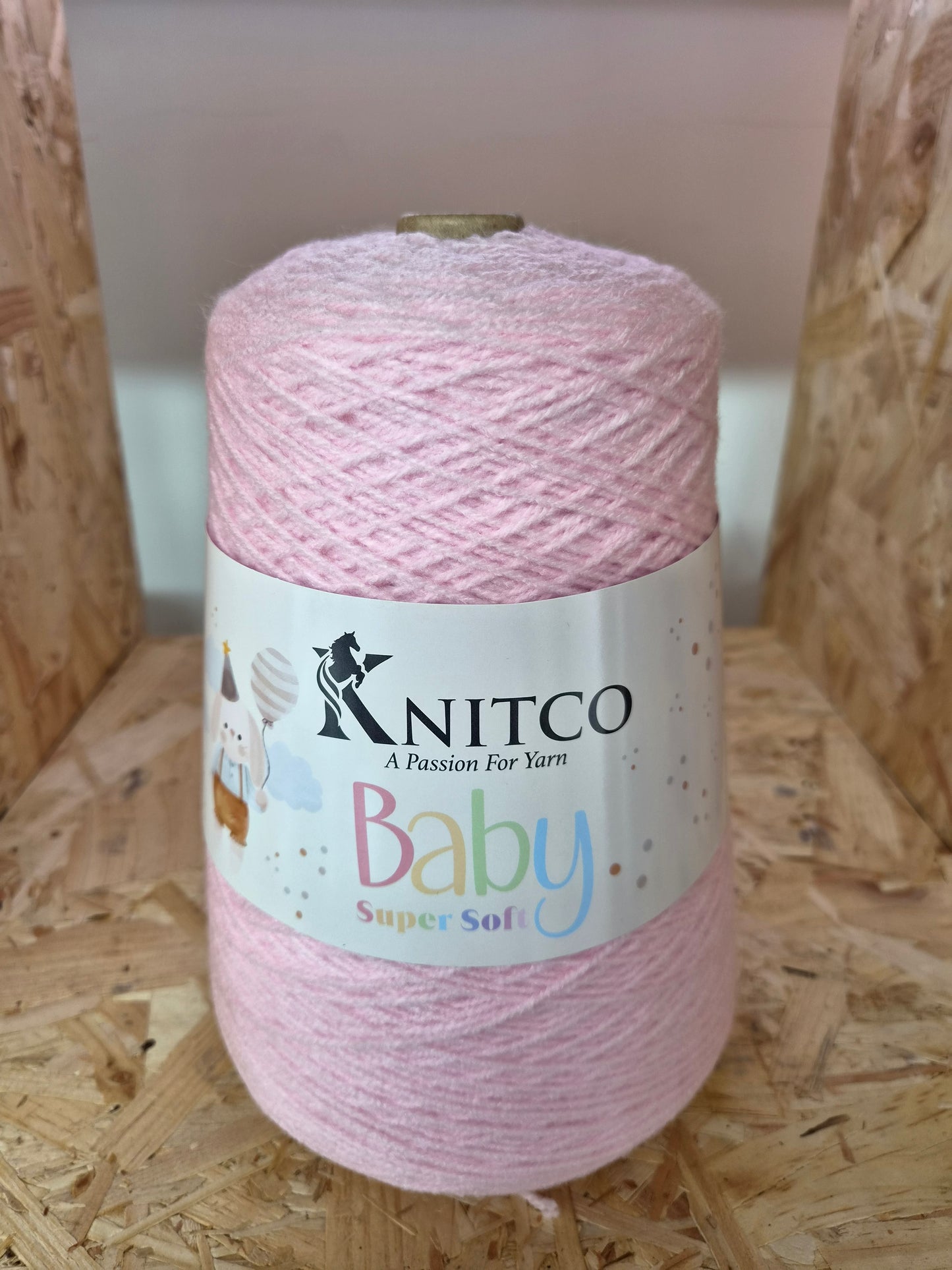 Knitco Baby Super Soft DK Cones 1 x 500g - 1500m - 100% Acrylic Knitting Crochet Yarn