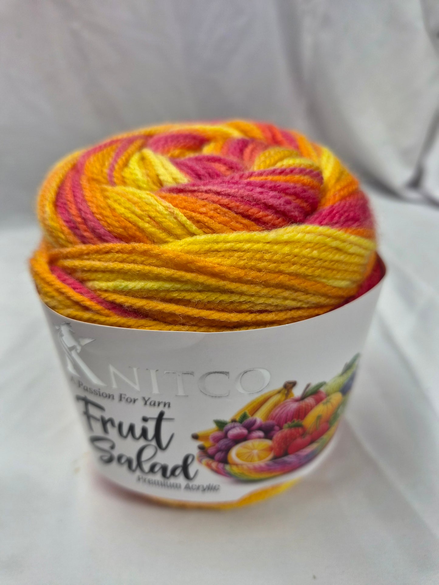 Knitco Fruit Salad DK 1 x 100g - 360m - 100% Premium Acrylic Knitting Crochet Yarn