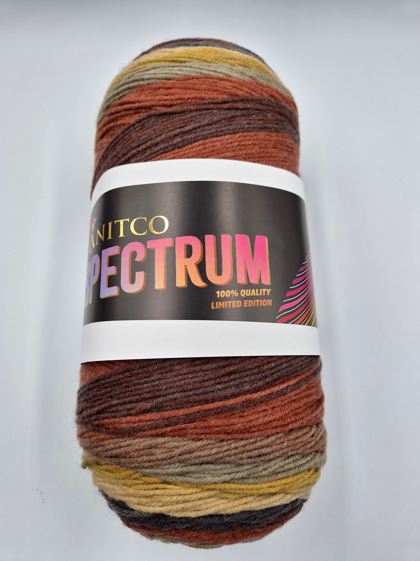 Knitco Spectrum 4.5-5mm 1 x 400g - 1064m 70% Acrylic 30% Wool Knitting Crochet Yarn