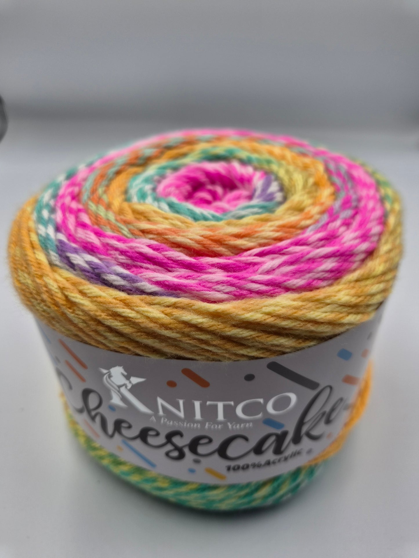 Knitco Cheesecake 1 x 250 - 400m Aran 100% Acrylic Knitting Crochet Yarn