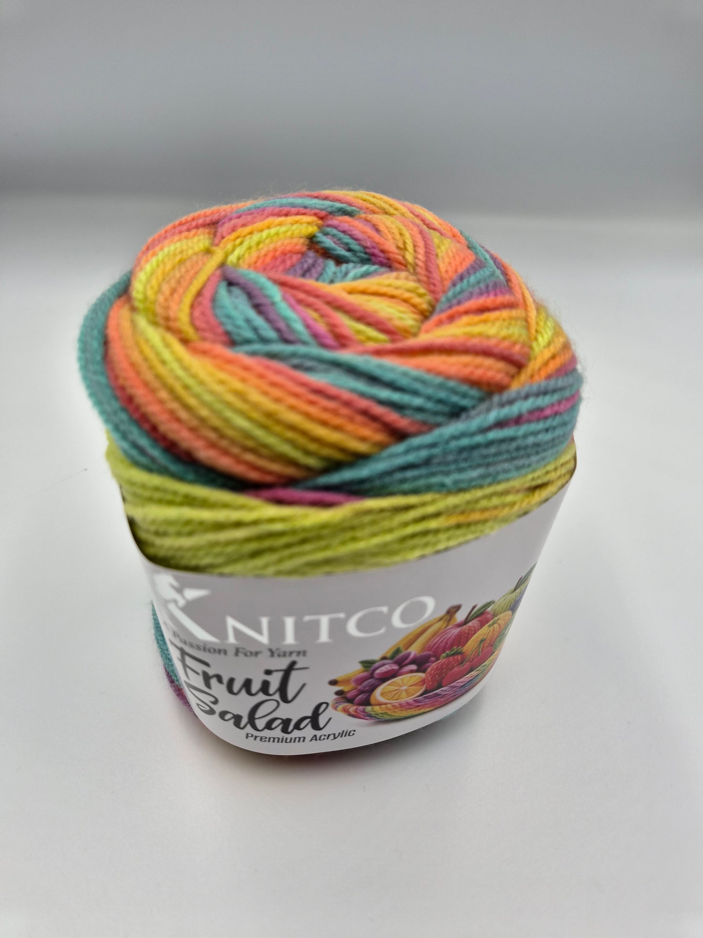 Knitco Fruit Salad DK 1 x 100g - 360m - 100% Premium Acrylic Knitting Crochet Yarn