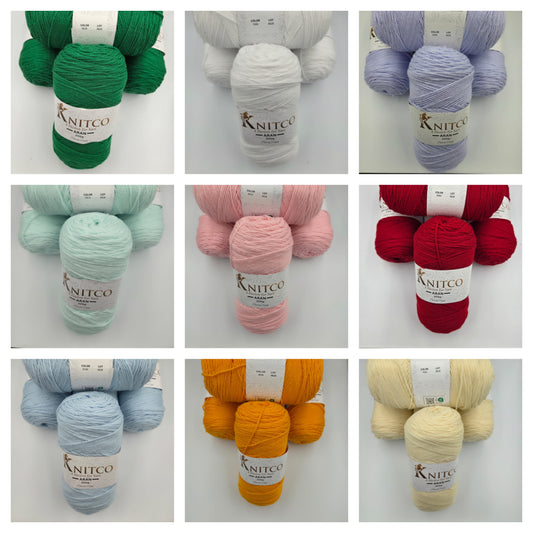 Knitco Aran Premium 1 x 200g - 420m - 100% Acylic Knitting Crochet Yarn