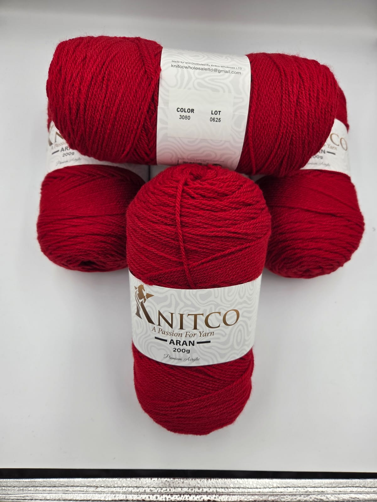 Knitco Aran Premium 5 x 200g - 420m - 100% Acylic Knitting Crochet Yarn