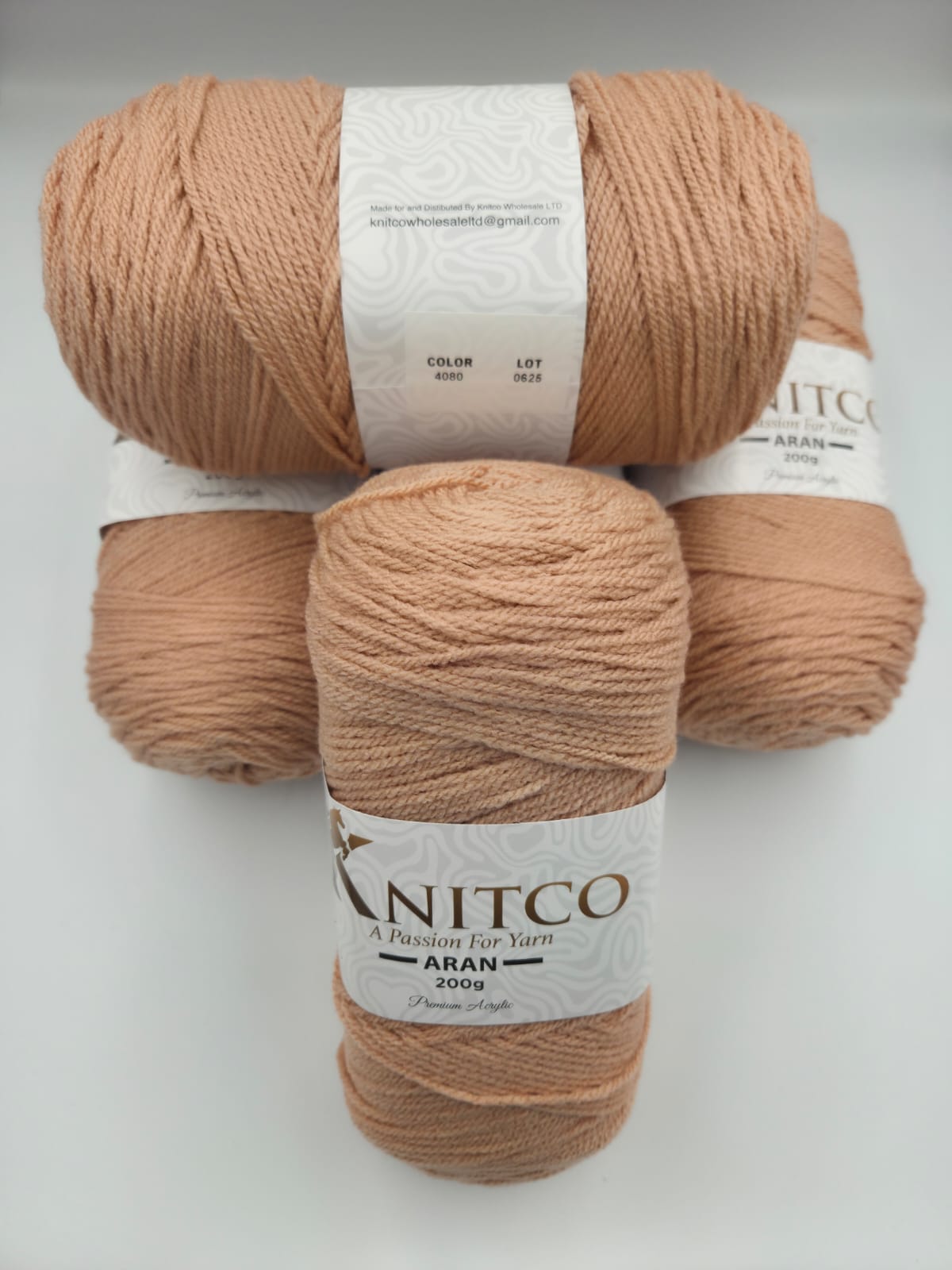 Knitco Aran Premium 5 x 200g - 420m - 100% Acylic Knitting Crochet Yarn