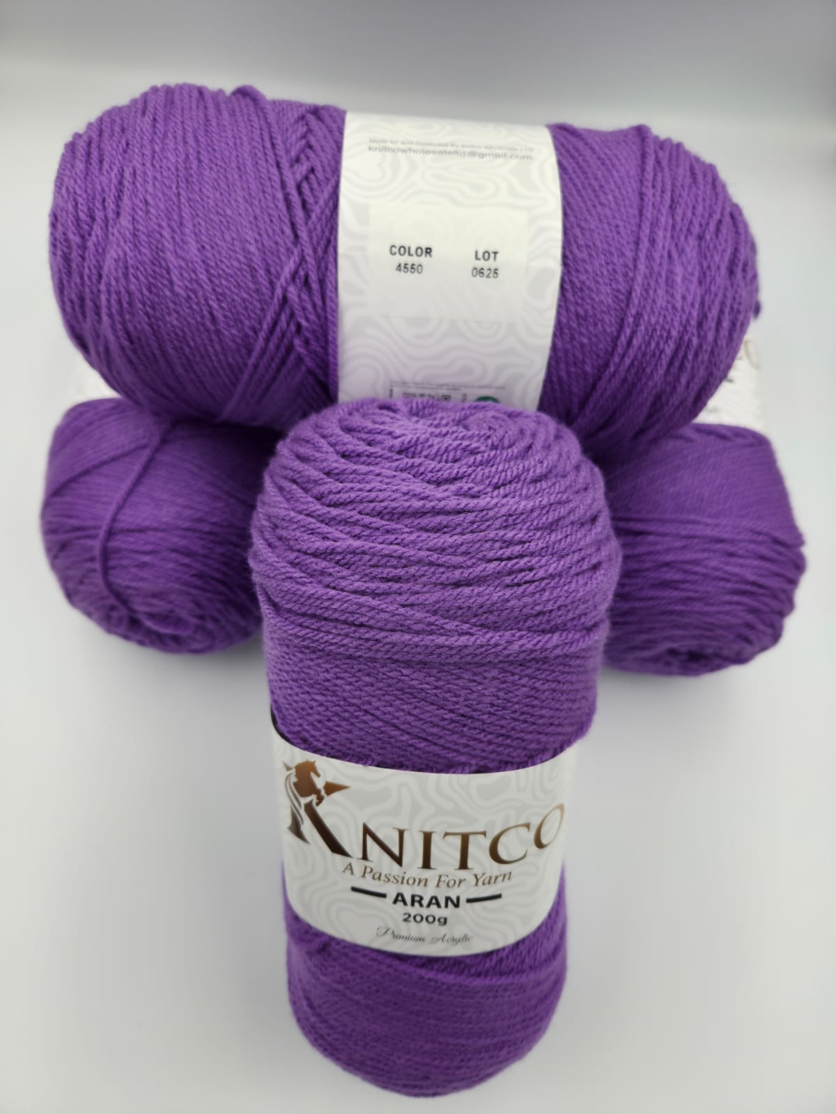 Knitco Aran Premium 5 x 200g - 420m - 100% Acylic Knitting Crochet Yarn