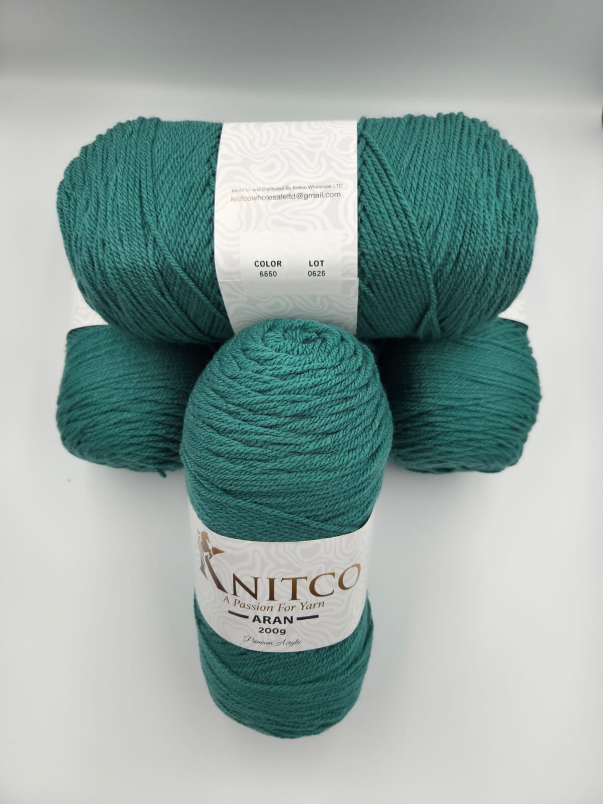 Knitco Aran Premium 5 x 200g - 420m - 100% Acylic Knitting Crochet Yarn