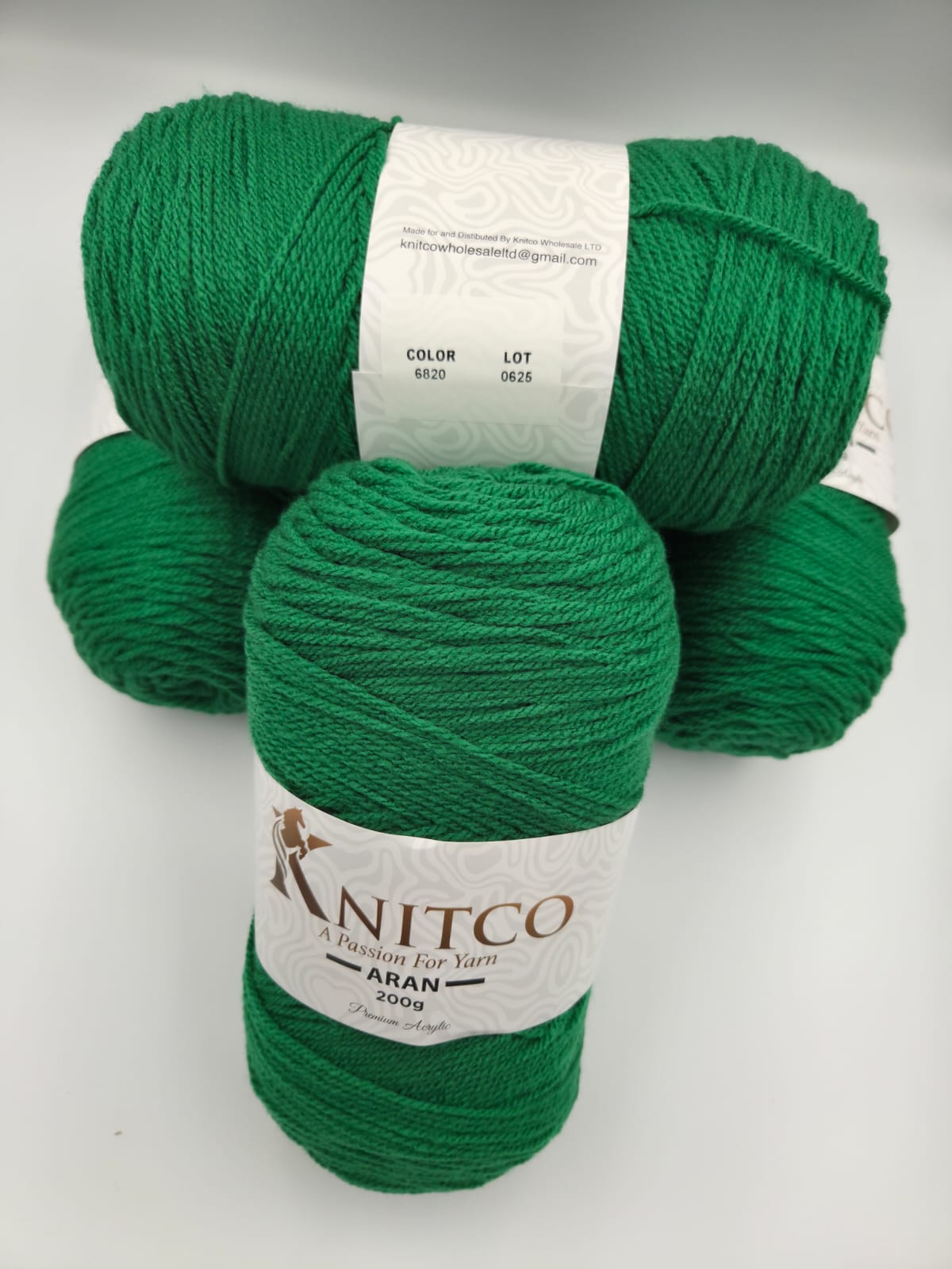 Knitco Aran Premium 5 x 200g - 420m - 100% Acylic Knitting Crochet Yarn