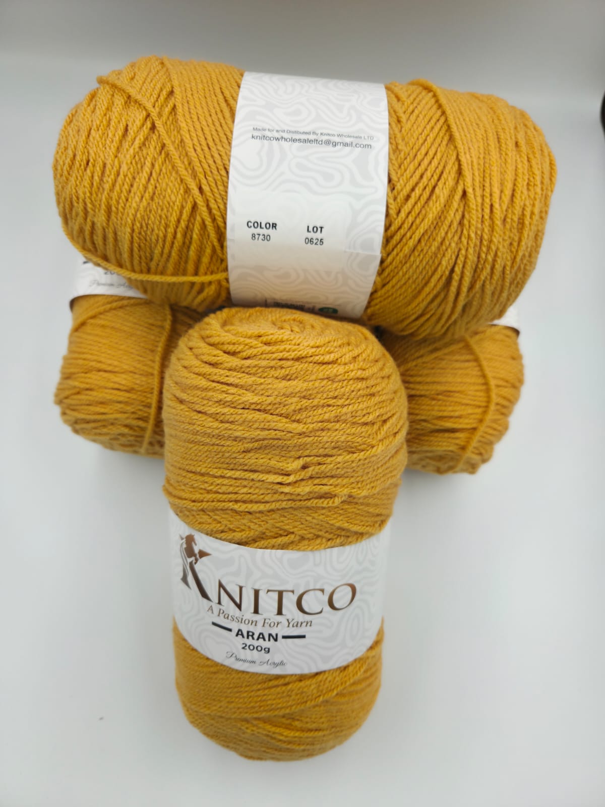 Knitco Aran Premium 5 x 200g - 420m - 100% Acylic Knitting Crochet Yarn