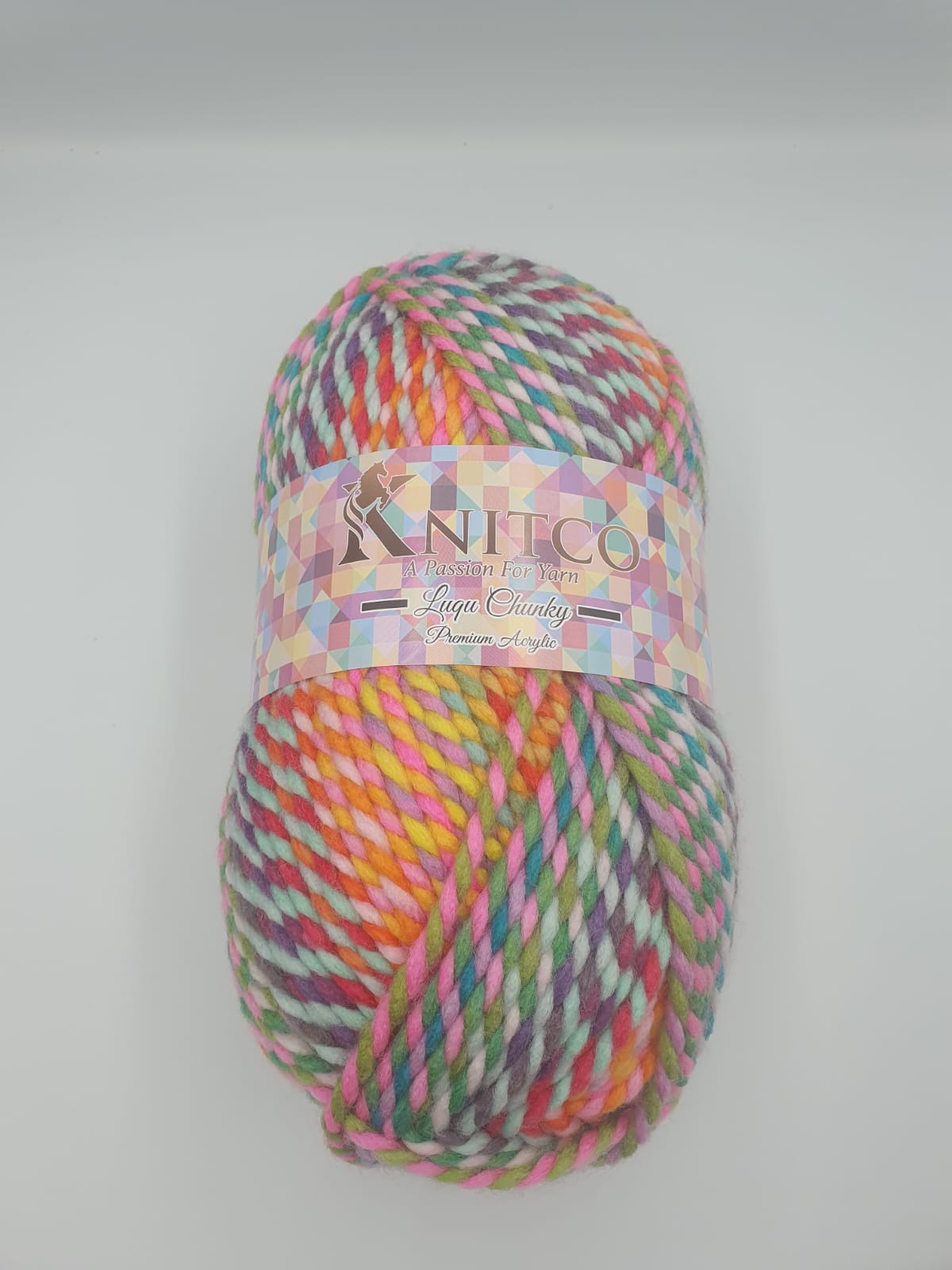 Knitco Luqu Chunky 1 x 300g - 195m - 20% Wool - 80% Acrylic Chunky Knitting Crochet Yarn