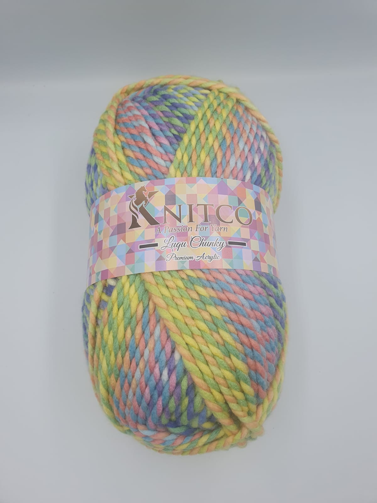 Knitco Luqu Chunky 1 x 300g - 195m - 20% Wool - 80% Acrylic Chunky Knitting Crochet Yarn