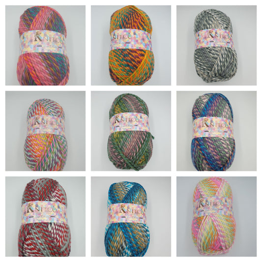 Knitco Luqu Chunky 1 x 300g - 195m - 20% Wool - 80% Acrylic Chunky Knitting Crochet Yarn