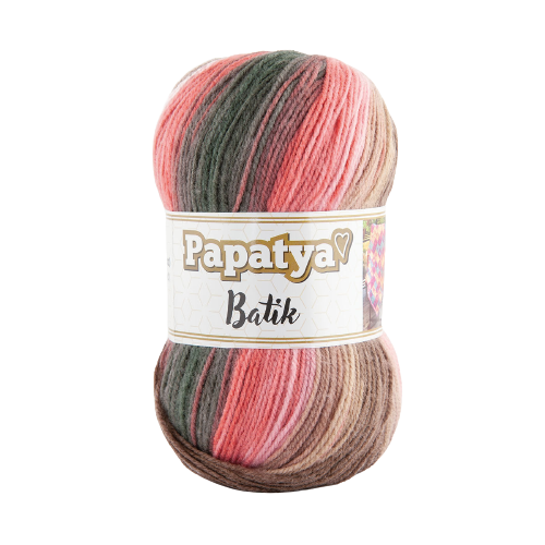 Papatya Batik DK 5 x 100g - 360m Balls - 100% Acrylic Knitting Crochet Yarn
