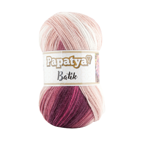 Papatya Batik DK 5 x 100g - 360m Balls - 100% Acrylic Knitting Crochet Yarn