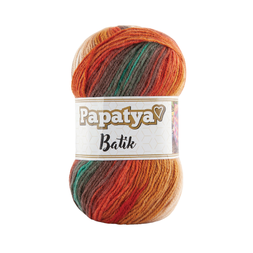 Papatya Batik DK 5 x 100g - 360m Balls - 100% Acrylic Knitting Crochet Yarn