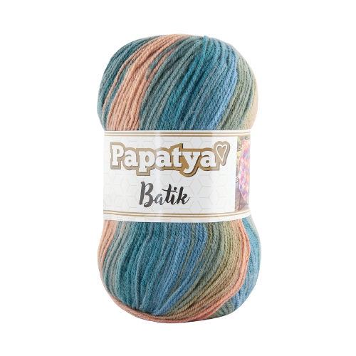 Papatya Batik DK 5 x 100g - 360m Balls - 100% Acrylic Knitting Crochet Yarn