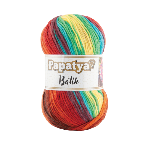 Papatya Batik DK 5 x 100g - 360m Balls - 100% Acrylic Knitting Crochet Yarn
