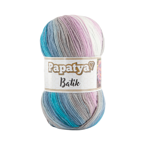 Papatya Batik DK 5 x 100g - 360m Balls - 100% Acrylic Knitting Crochet Yarn