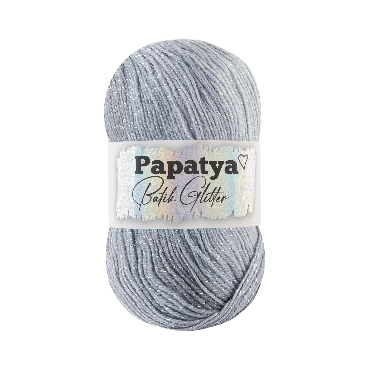 Papatya Batik Glitter 5 x 100g - 360m - 97% Acrylic 3% Polyester Knitting Crochet Yarn