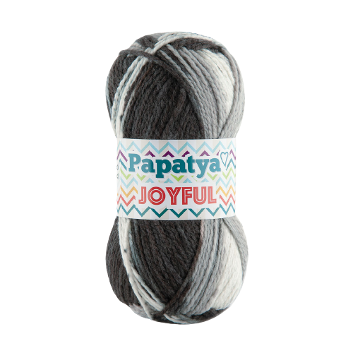 Papatya Joyful 5 x 100 - 200m - 20% Wool 80% Acrylic Knitting Crochet Yarn