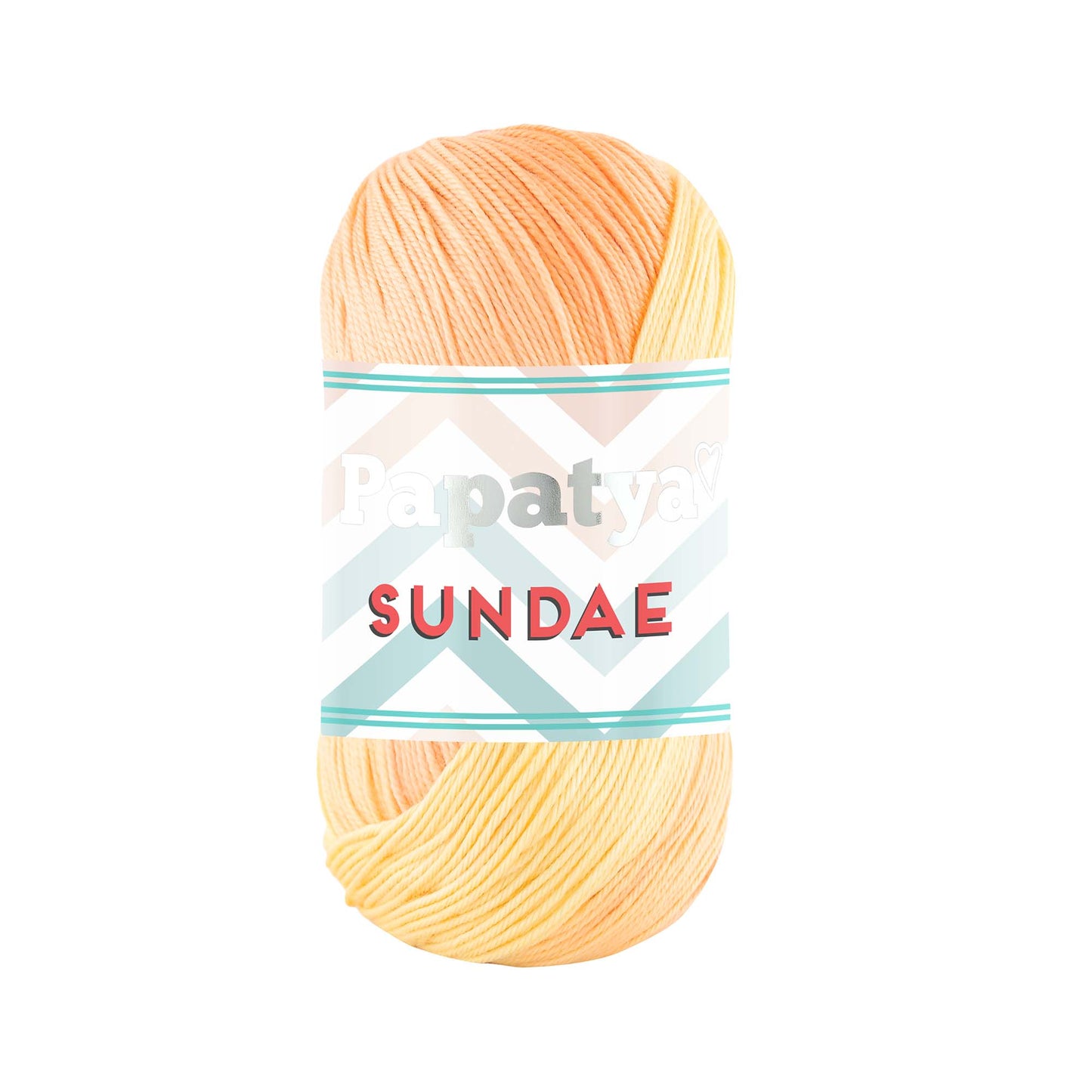 Papatya Sundae 5 x 100g - 320m 100% Microfibre Acrylic Knitting Crochet Yarn