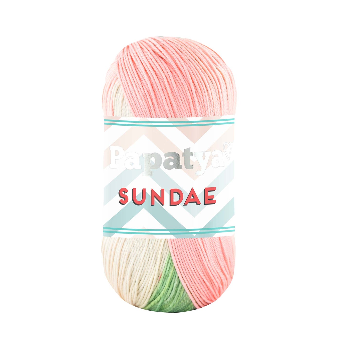 Papatya Sundae 5 x 100g - 320m 100% Microfibre Acrylic Knitting Crochet Yarn