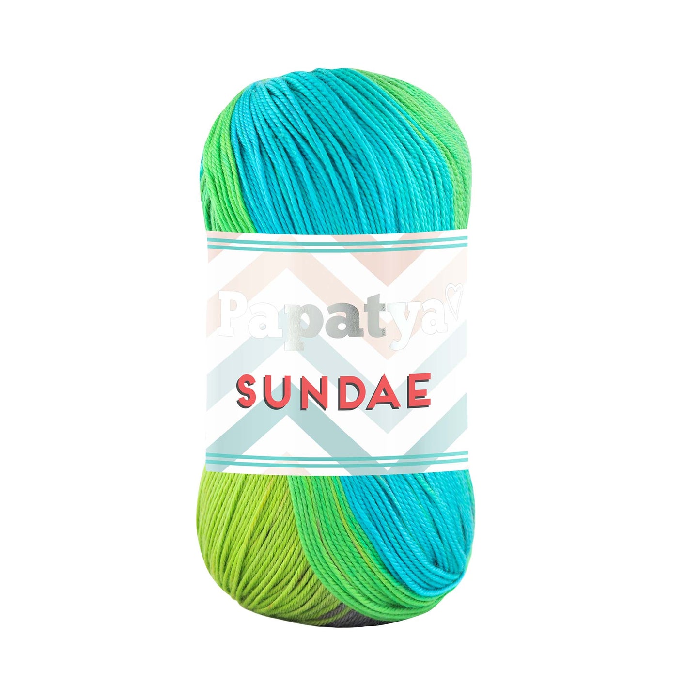 Papatya Sundae 5 x 100g - 320m 100% Microfibre Acrylic Knitting Crochet Yarn