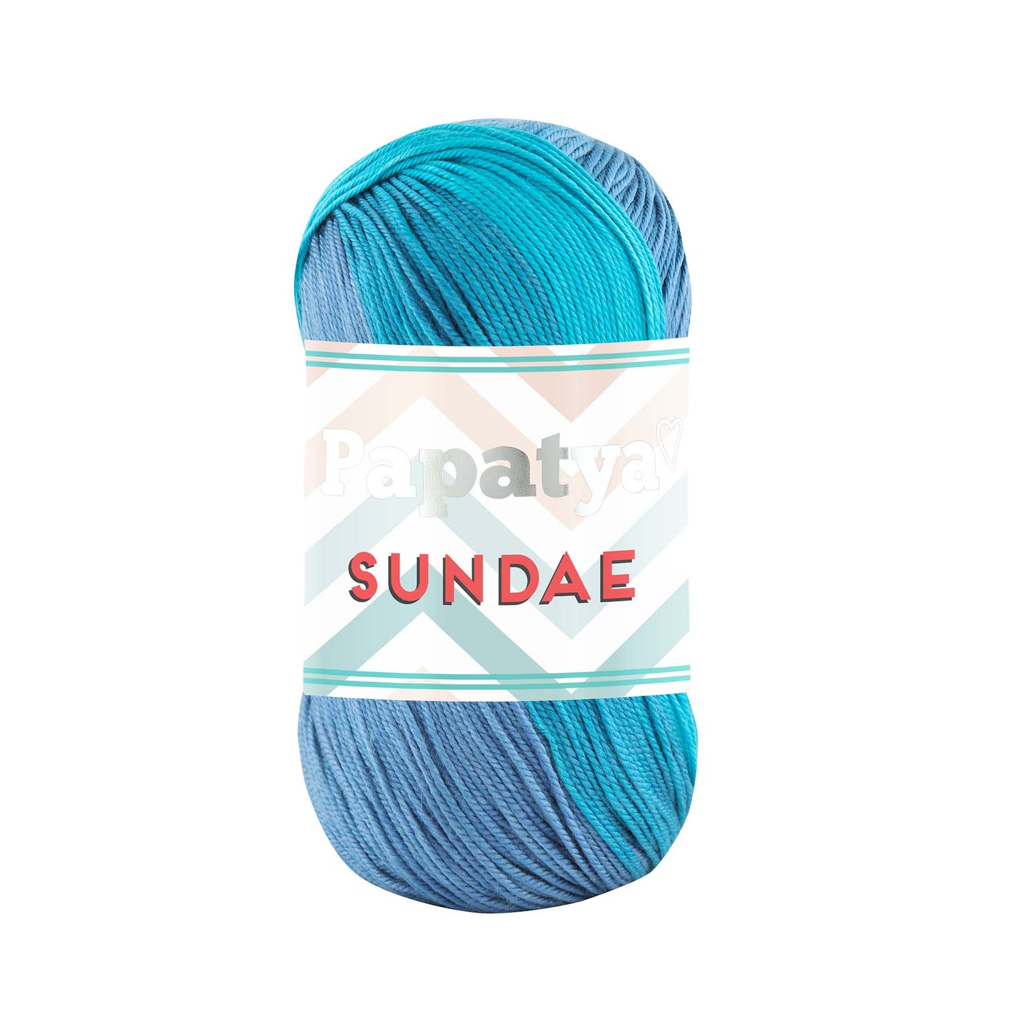 Papatya Sundae 5 x 100g - 320m 100% Microfibre Acrylic Knitting Crochet Yarn