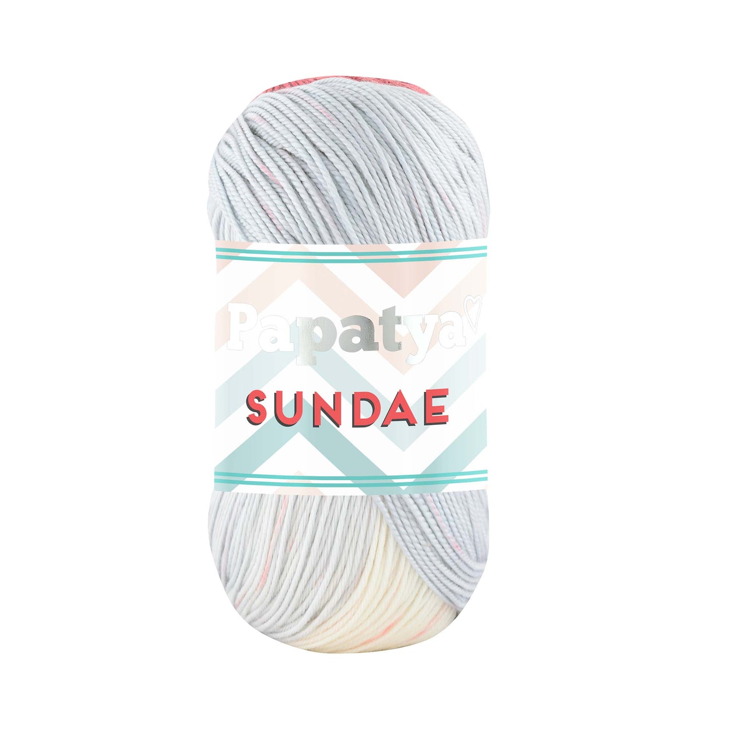 Papatya Sundae 5 x 100g - 320m 100% Microfibre Acrylic Knitting Crochet Yarn